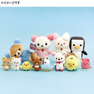 San-x轻松熊 2025年7月新品 游戏世界系列 公仔挂件 家具沙包