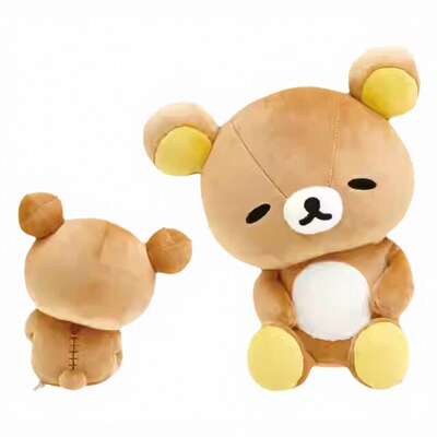 【现货】日本轻松熊松弛熊rilakkuma肥宅歪头慵懒瞌睡公仔
