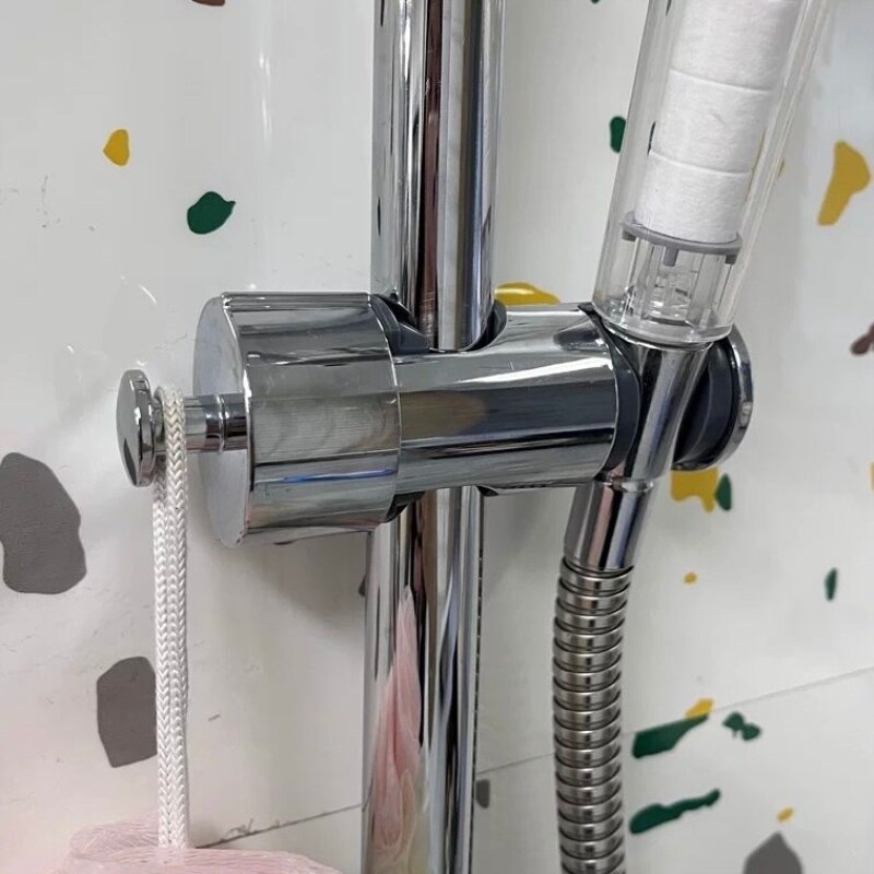 配件免打孔墙挂神器便捷可调节浴室带钩支架喷头固定器固定座花洒