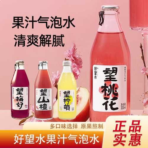 好望水望山楂果汁气泡水