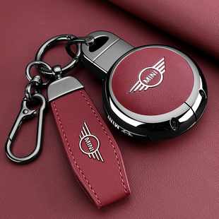 适用宝马mini钥匙套迷你country壳cooper车54f55f56F60高端金属扣