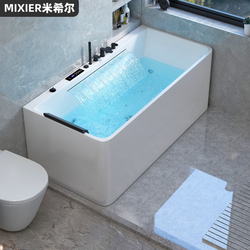 亚克力按摩恒温浴缸家用小户型