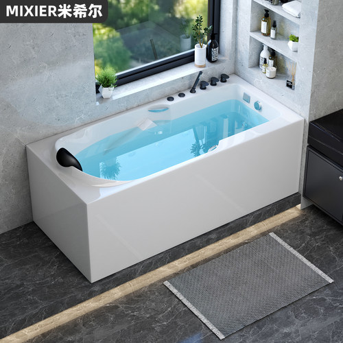 按摩恒温亚克力浴缸家用