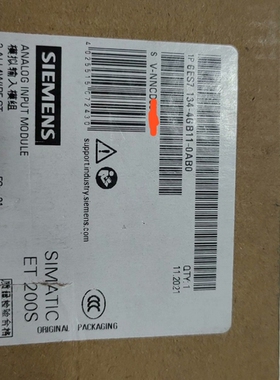 西门子6ES7134-4GB11-0AB0仅拆封。 议价