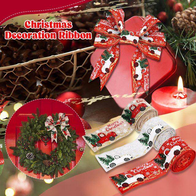 diy christmas ribbon decoration ribbon gift wrapping ribbon