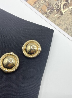 简约时尚金属纽扣小香风外套风衣大衣衬衫扣百搭光面圆形蘑菇扣子