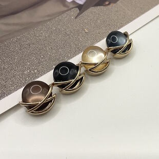 金属纽扣名媛风睡衣针织衫连衣裙雪纺衫扣子猫眼质感手缝高脚圆扣