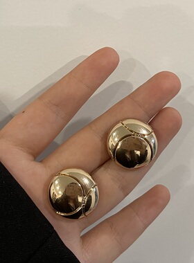 时尚精致金属纽扣小香风外套西装皮草冬装风衣装饰扣质感圆形扣子