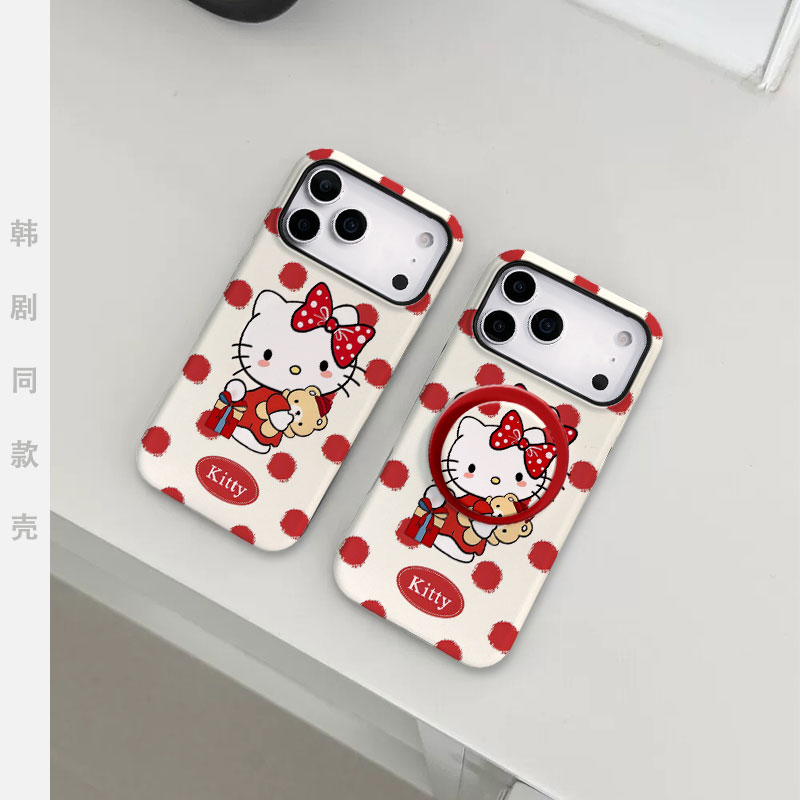 适用苹果17promax手机壳磁吸支架