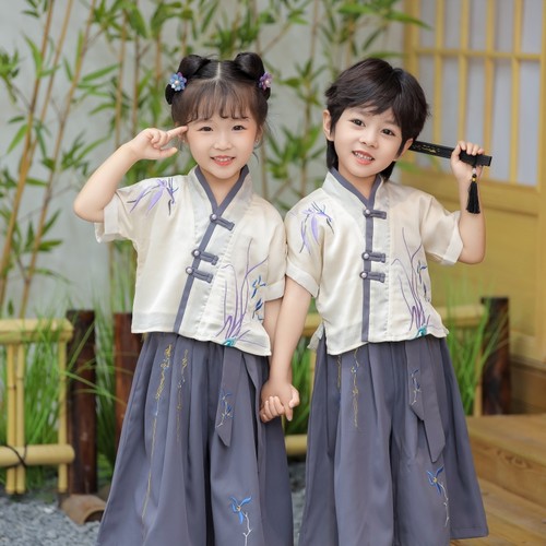 男女童新款汉服中式国学传统服饰