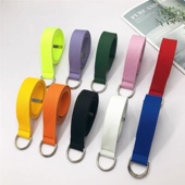 简约纯色双环扣原宿风韩版 糖果色大码 加长休闲帆布腰带皮带男女士