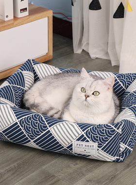 猫窝猫咪垫子宠物床猫床狗窝小中大型犬狗猫四季通用泰迪夏天凉窝