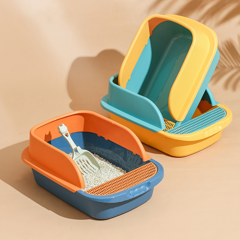 猫砂盆半封闭式大号猫咪加高防臭