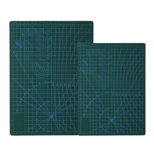 A4双面刻度切割垫板儿童幼儿园手工切割板A3手帐油画棒刻刀裁纸板刻板防割垫桌垫雕刻绘画裁剪美工桌面裁切