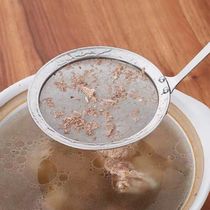 Stainless steel oil separating scoop, super dense skimming oil filtering scoop, oil, soybean milk screen, super fine kitchen screen