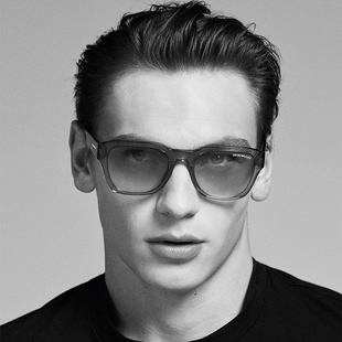 ARMANI阿玛尼方形墨镜男士 高级感潮流0EA4175F 防蓝光太阳眼镜女款