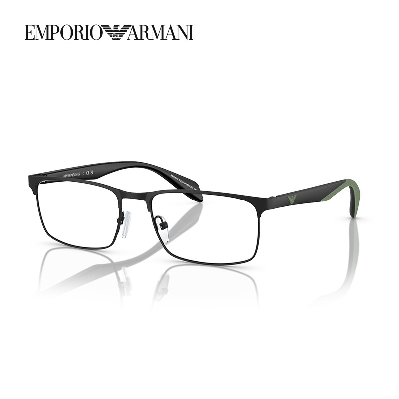 EMPORIOARMANI男通勤金属眼镜