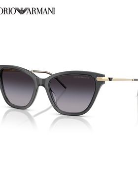EMPORIO ARMANI太阳眼镜女渐变猫眼墨镜0EA4251F