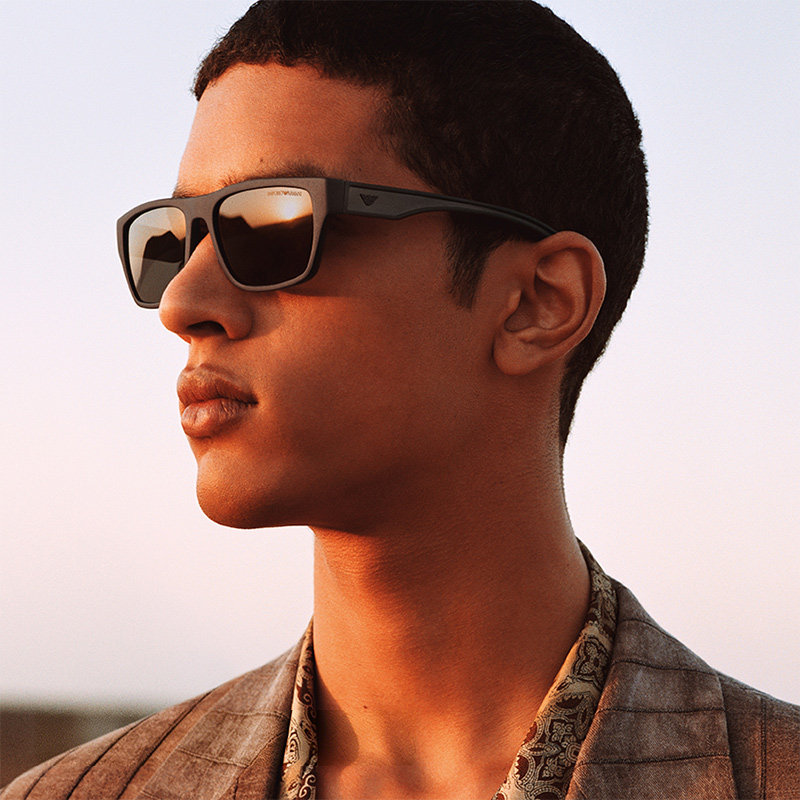 EMPORIO ARMANI【2026春夏新品】太阳镜男款墨镜枕形眼镜0EA4267U