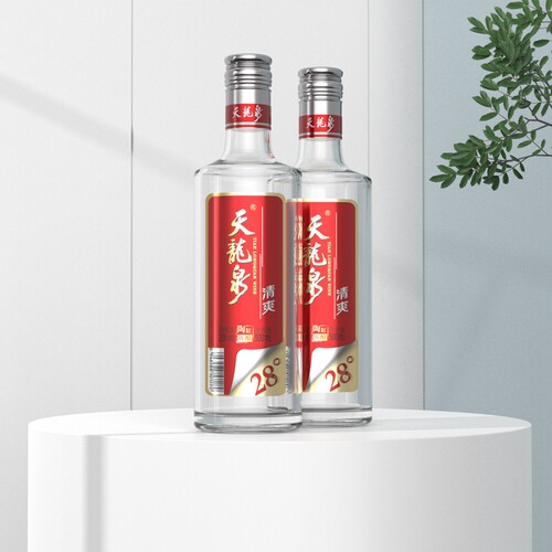 天龙泉28度清爽系列酒2瓶尝鲜装