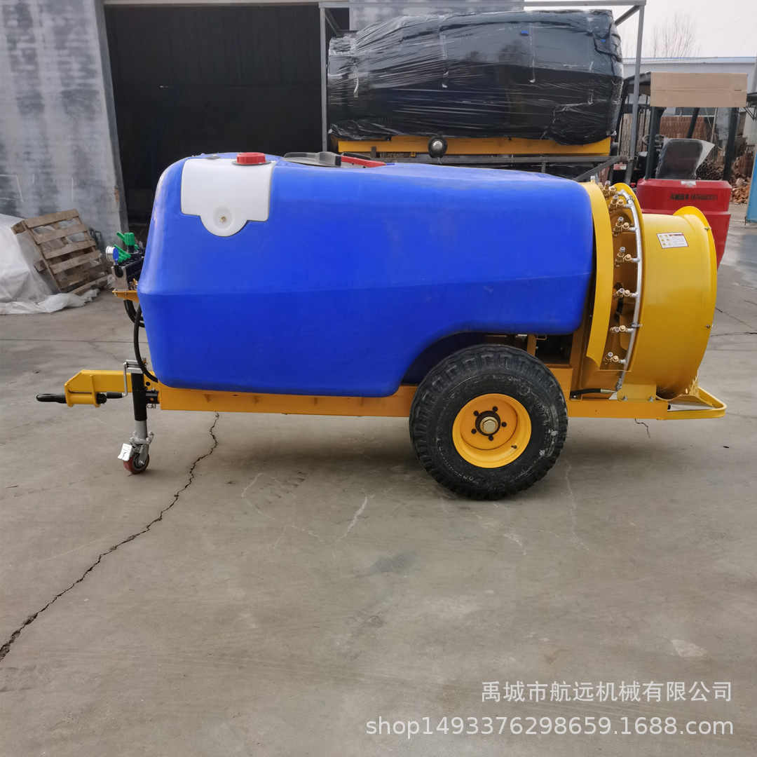 牵引式果树打药机 枣树桃树苹果树1500升2000升的风送式的喷药机