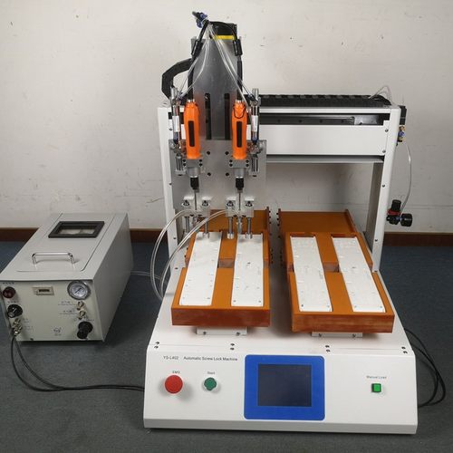 双头双工位全自动锁螺丝机 吹气式台式打螺丝机 每颗螺丝＜1秒