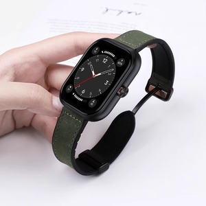 适用荣耀亲选haylou watch表带疯马皮表带荣耀haylou watch活力版手表真皮表带智能运动男款高级女流行手表带