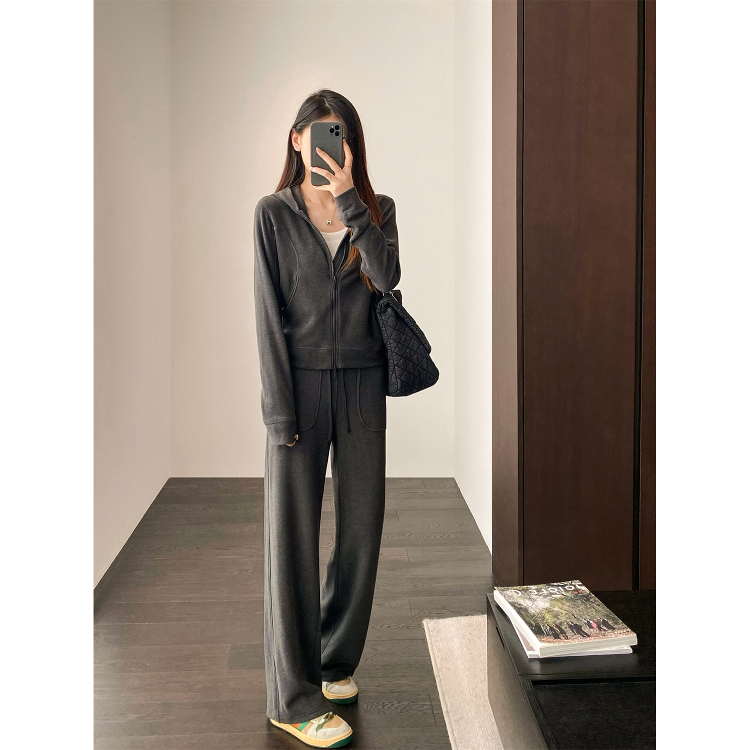 高端外贸出口原单女装休闲套装女