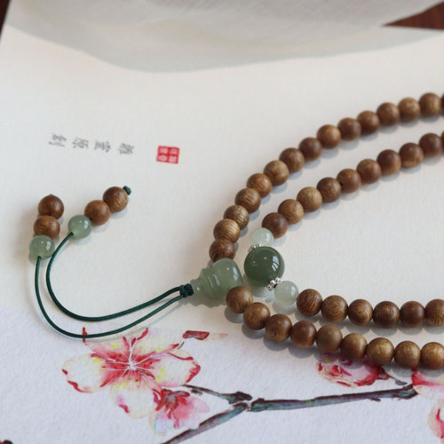 雏灵沉香手串天然三圈佛珠