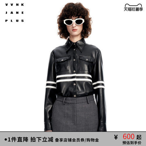 皮衬衫VVNKJANEPLUS春季小众