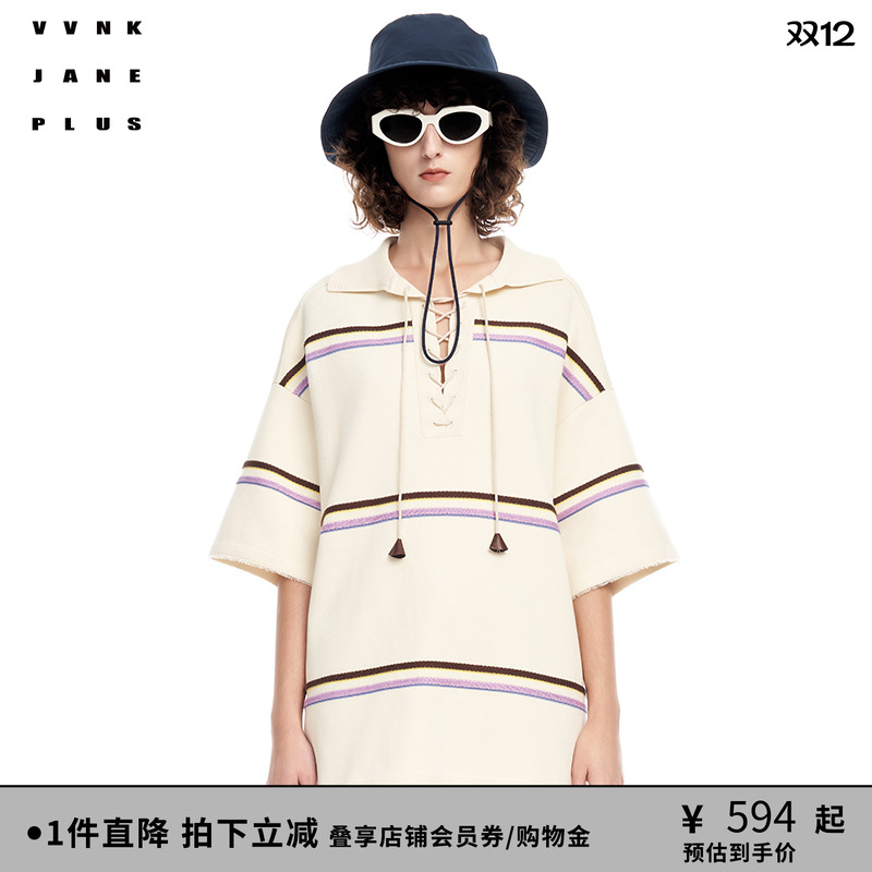 VVNKJANEPLUSpolo领套头衫