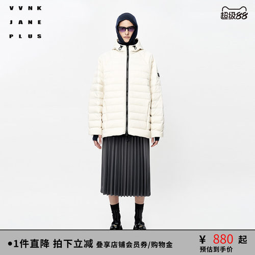 VVNKJANEPLUS羽绒服连帽羽绒服
