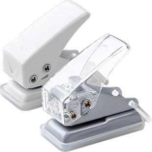 可得优打孔器活页本单孔打孔机a4纸张圆环孔小型迷你打眼打洞器学生手工diy便携手动装订成册手账笔记压孔器