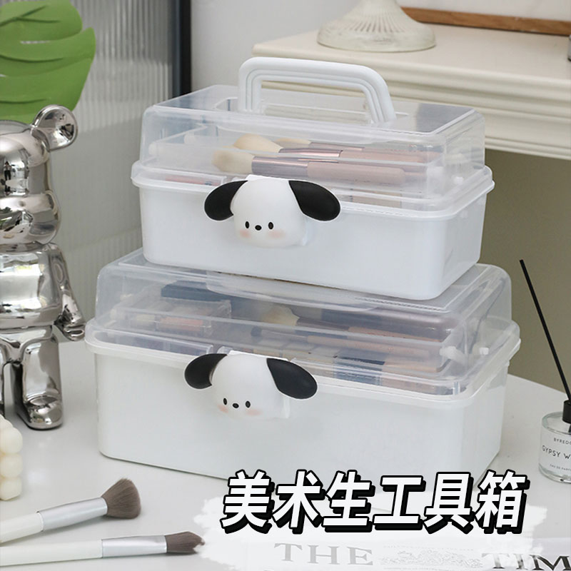 书法收纳盒美术生工具箱毛笔软笔画笔墨套装国画班文具用品初学者