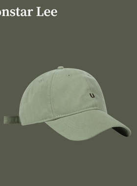Monstar Lee日本设计师联名款浅顶鸭舌帽小码棒球帽子韩版百搭潮