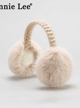 FaceLee日本设计师联名款毛绒耳罩女秋冬保暖耳包可爱耳捂护耳