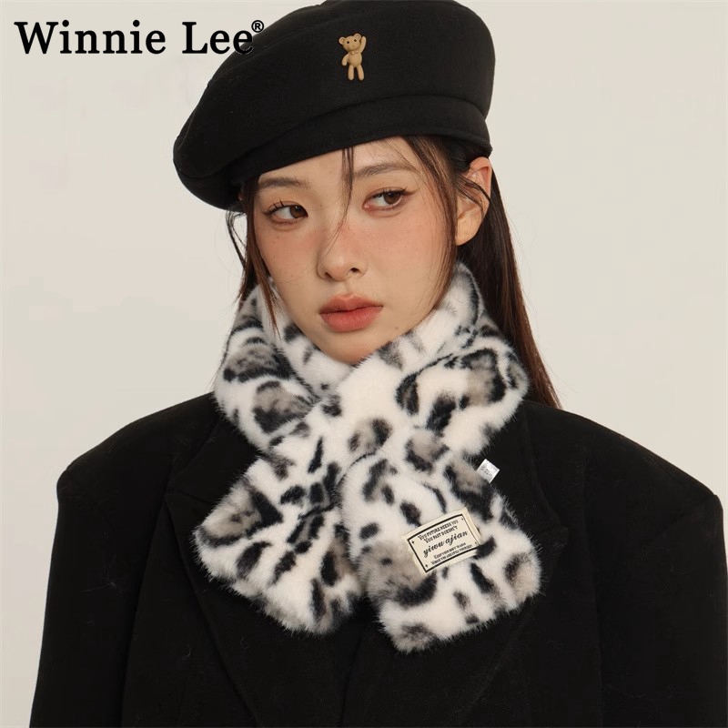 WinnieLee日本设计师联名款围巾
