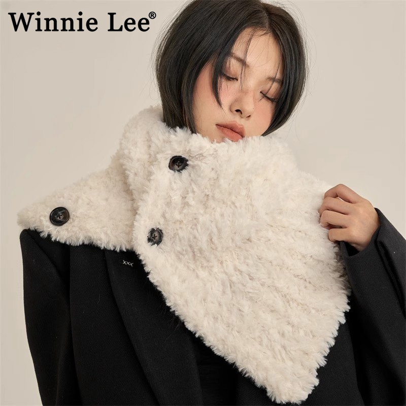 WinnieLee日本设计师联名款围巾