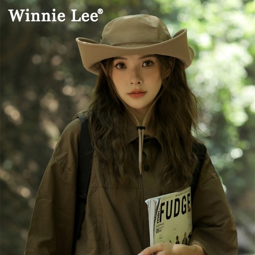 WinnieLee徒步登山西部牛仔帽子