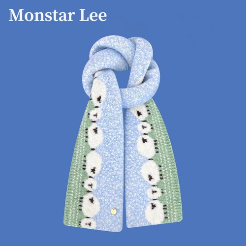 MonstarLee日本设计师联名款围巾