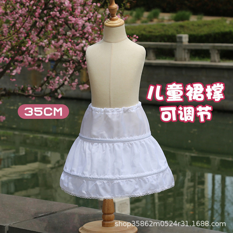 儿童公主礼服裙撑短款Lolit儿童礼服