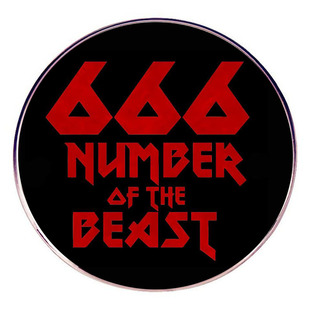 666野兽数量胸针摇滚音乐专辑别针胸章金属合金徽章配饰