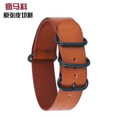 复古牛皮表带182022mm男款
