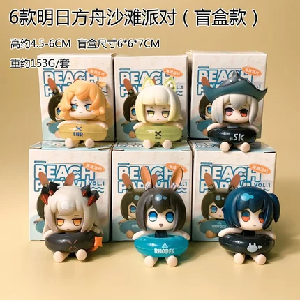明日方舟手办 一代沙滩派对 二代冬暖被炉扭蛋盲盒手游模型汽车摆