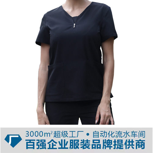 洗手衣医护弹力制服医生服护士服牙科手术室工作服女装定制logo