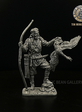 魔铸馆 EKcasting收藏级金属兵人—维京弓箭手