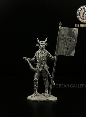 魔铸馆 EKcasting收藏级金属兵人 - 瑞士乌里州旗手15世纪