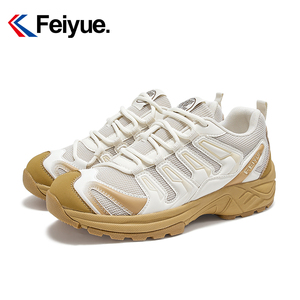 feiyue/飞跃飞跃情侣款运动鞋2023秋季新款网面透气舒适休闲板鞋