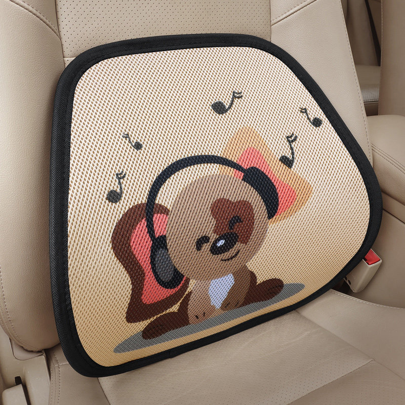 卡通汽车腰靠透气舒适