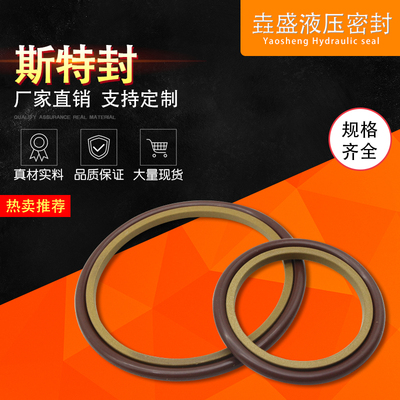 油缸油封斯特封聚四氟密封圈天津